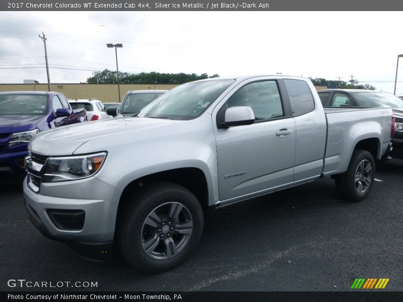 Silver Ice Metallic / Jet Black/­Dark Ash 2017 Chevrolet Colorado WT Extended Cab 4x4