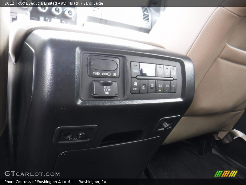 Black / Sand Beige 2012 Toyota Sequoia Limited 4WD