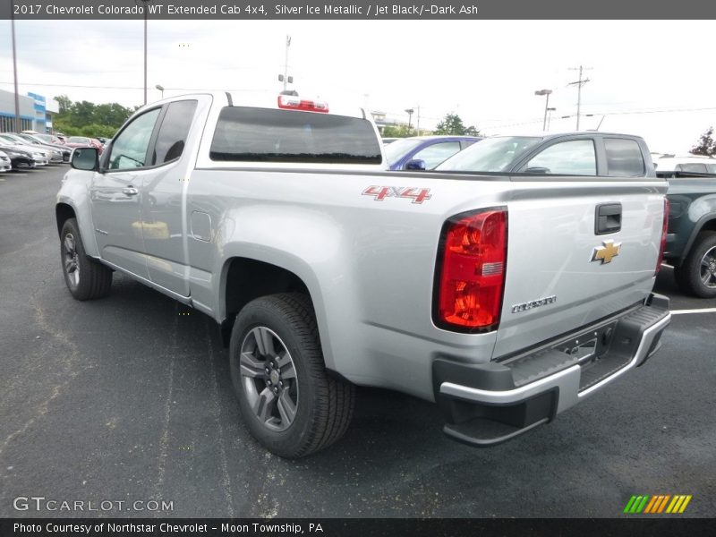 Silver Ice Metallic / Jet Black/­Dark Ash 2017 Chevrolet Colorado WT Extended Cab 4x4