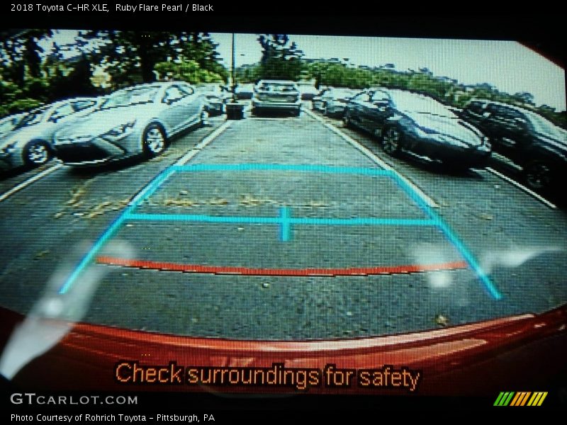 Ruby Flare Pearl / Black 2018 Toyota C-HR XLE