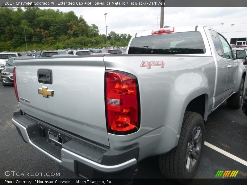 Silver Ice Metallic / Jet Black/­Dark Ash 2017 Chevrolet Colorado WT Extended Cab 4x4