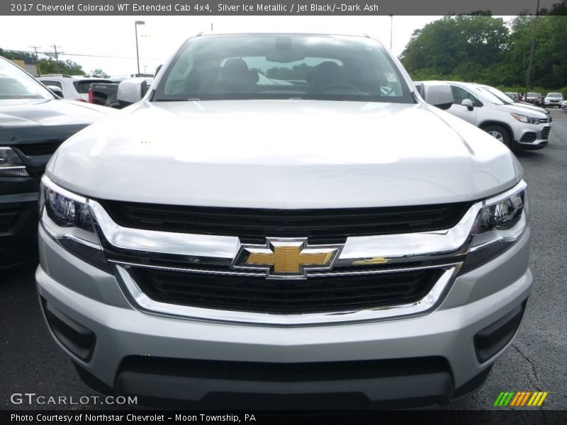 Silver Ice Metallic / Jet Black/­Dark Ash 2017 Chevrolet Colorado WT Extended Cab 4x4