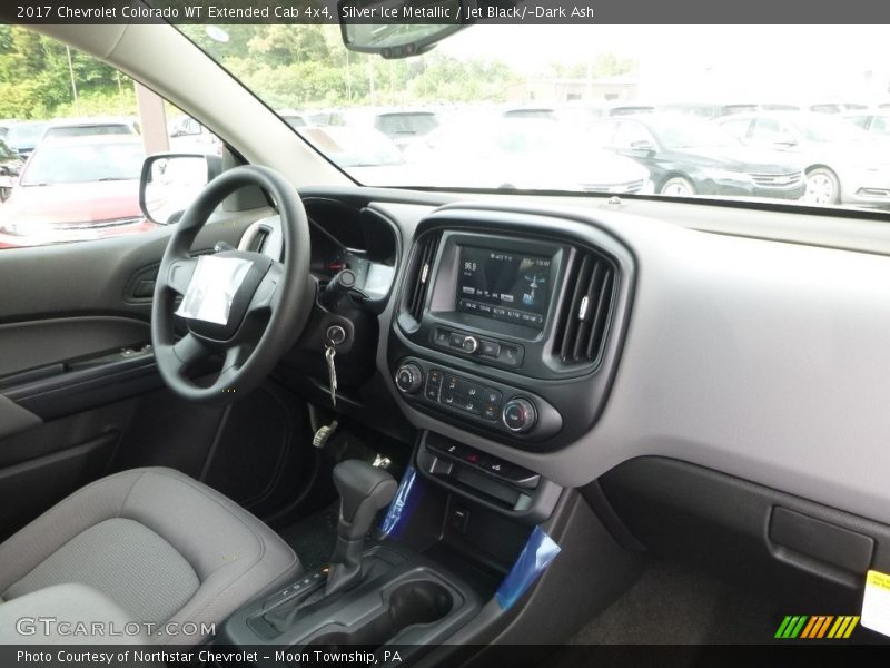 Silver Ice Metallic / Jet Black/­Dark Ash 2017 Chevrolet Colorado WT Extended Cab 4x4