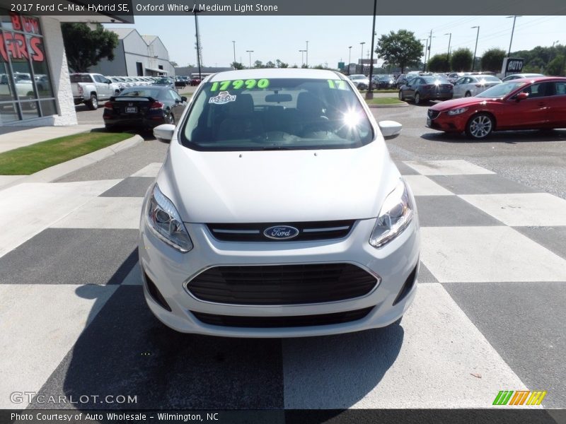 Oxford White / Medium Light Stone 2017 Ford C-Max Hybrid SE