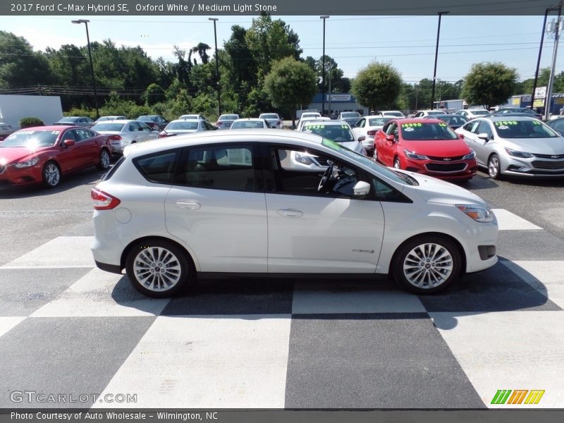 Oxford White / Medium Light Stone 2017 Ford C-Max Hybrid SE