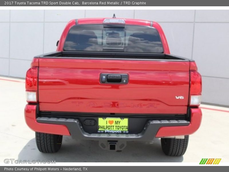 Barcelona Red Metallic / TRD Graphite 2017 Toyota Tacoma TRD Sport Double Cab