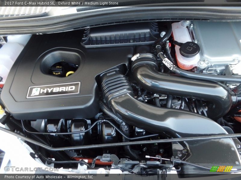 Oxford White / Medium Light Stone 2017 Ford C-Max Hybrid SE