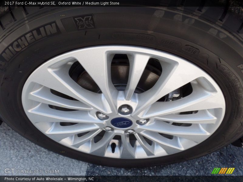 Oxford White / Medium Light Stone 2017 Ford C-Max Hybrid SE