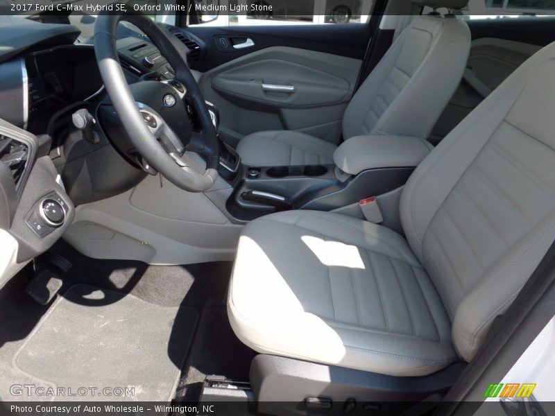 Oxford White / Medium Light Stone 2017 Ford C-Max Hybrid SE