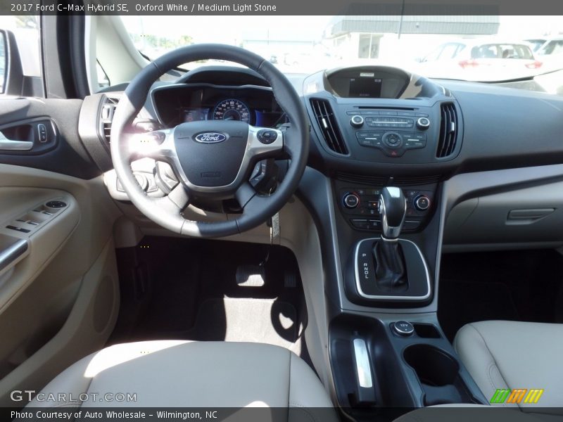 Oxford White / Medium Light Stone 2017 Ford C-Max Hybrid SE