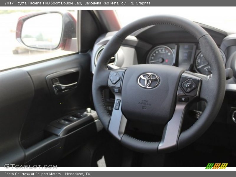 Barcelona Red Metallic / TRD Graphite 2017 Toyota Tacoma TRD Sport Double Cab