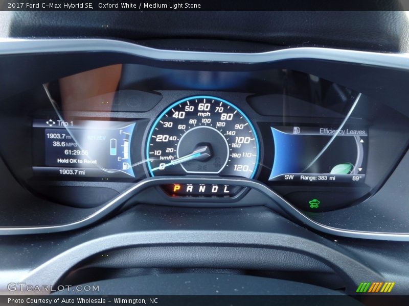 Oxford White / Medium Light Stone 2017 Ford C-Max Hybrid SE