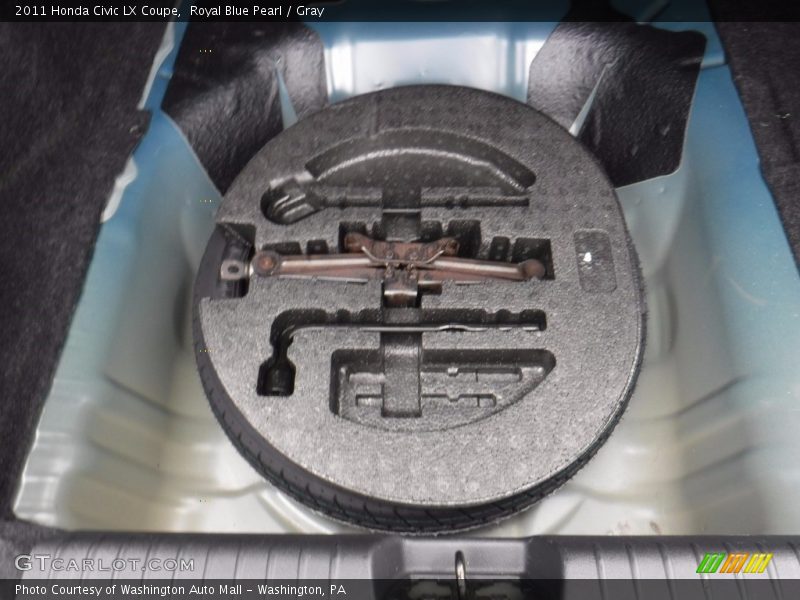 Royal Blue Pearl / Gray 2011 Honda Civic LX Coupe