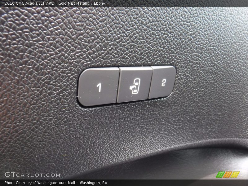Gold Mist Metallic / Ebony 2010 GMC Acadia SLT AWD