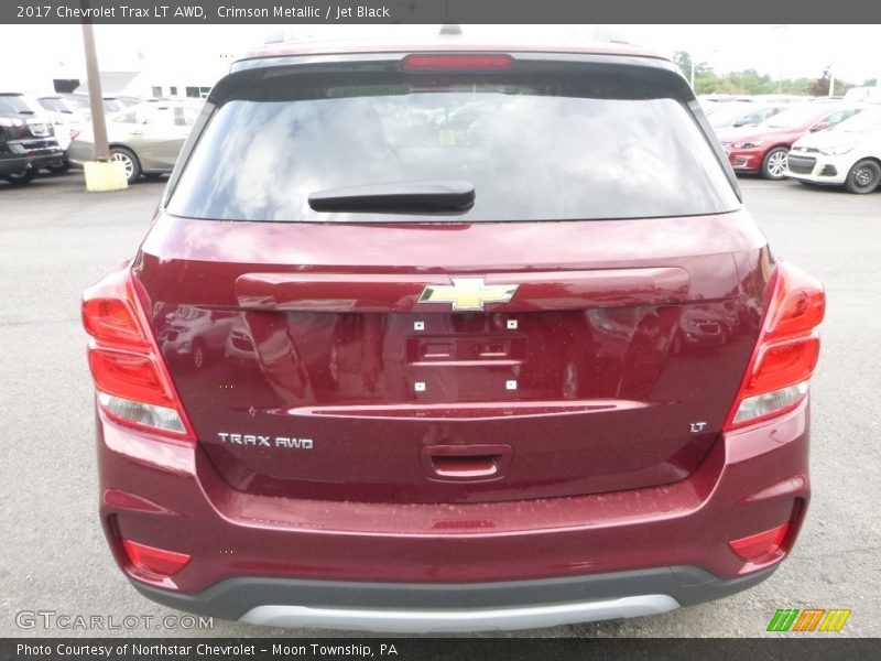 Crimson Metallic / Jet Black 2017 Chevrolet Trax LT AWD