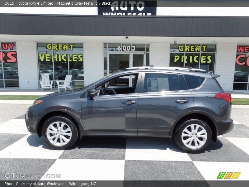 Magnetic Gray Metallic / Black 2015 Toyota RAV4 Limited