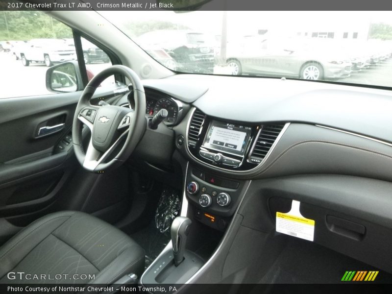Crimson Metallic / Jet Black 2017 Chevrolet Trax LT AWD