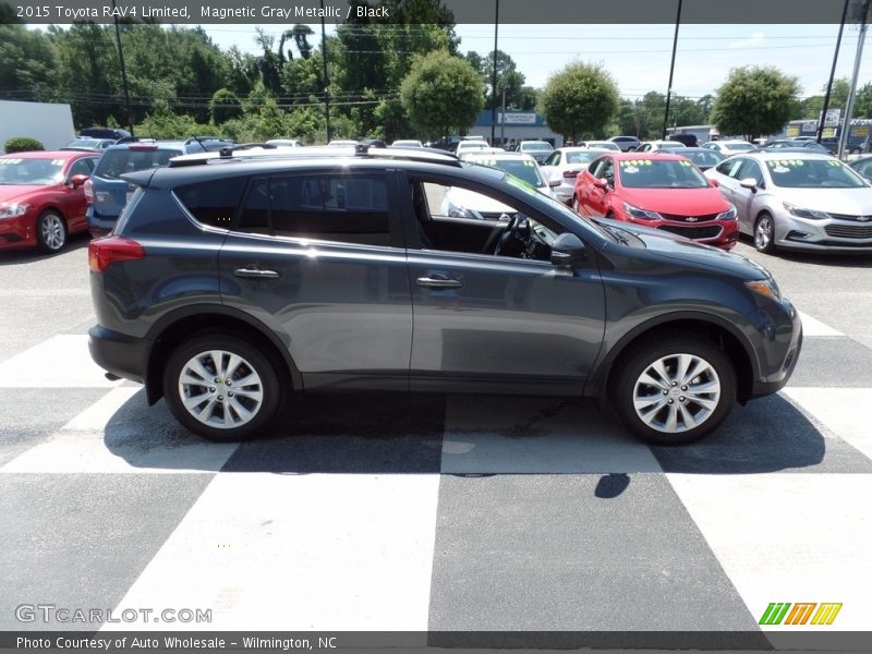 Magnetic Gray Metallic / Black 2015 Toyota RAV4 Limited