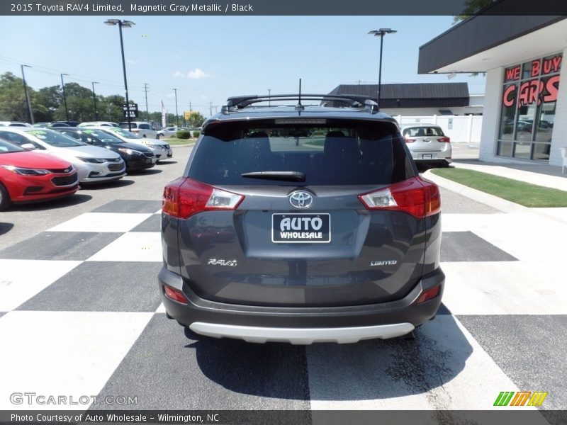 Magnetic Gray Metallic / Black 2015 Toyota RAV4 Limited