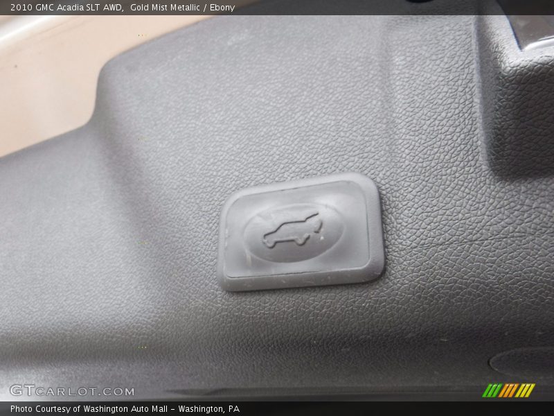 Gold Mist Metallic / Ebony 2010 GMC Acadia SLT AWD