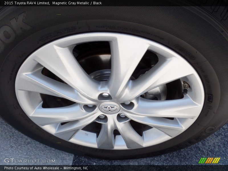 Magnetic Gray Metallic / Black 2015 Toyota RAV4 Limited