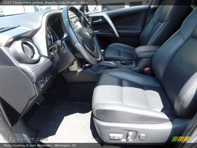 Magnetic Gray Metallic / Black 2015 Toyota RAV4 Limited