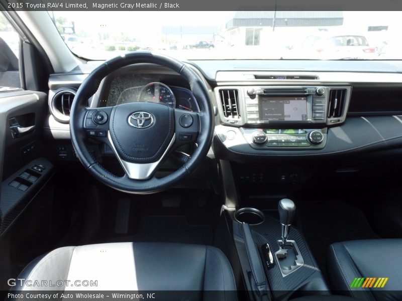 Magnetic Gray Metallic / Black 2015 Toyota RAV4 Limited