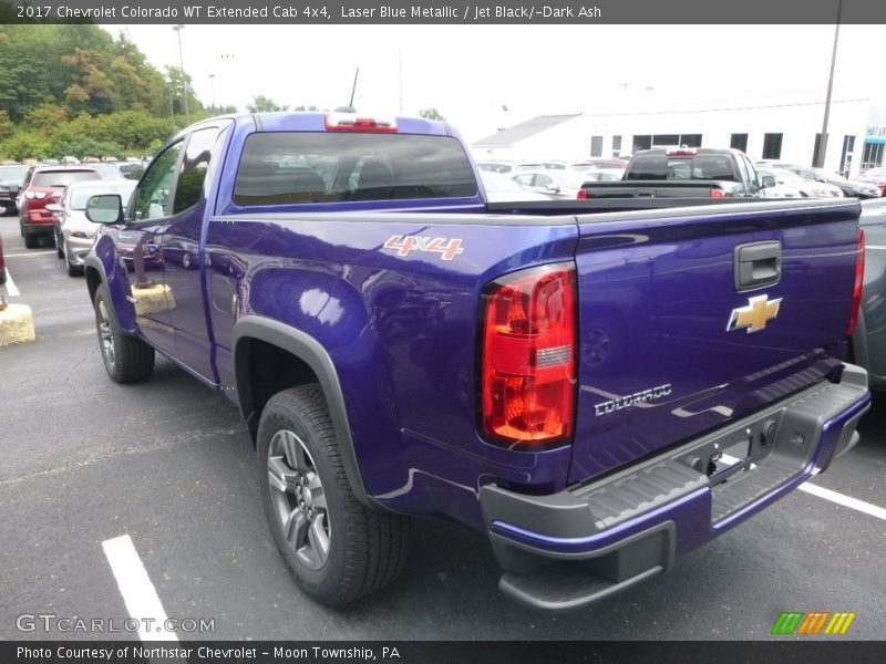 Laser Blue Metallic / Jet Black/­Dark Ash 2017 Chevrolet Colorado WT Extended Cab 4x4