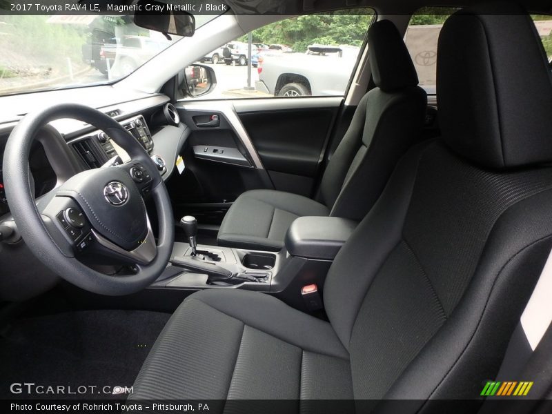 Magnetic Gray Metallic / Black 2017 Toyota RAV4 LE