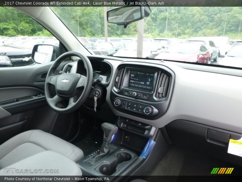 Laser Blue Metallic / Jet Black/­Dark Ash 2017 Chevrolet Colorado WT Extended Cab 4x4