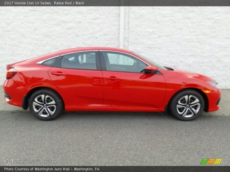 Rallye Red / Black 2017 Honda Civic LX Sedan