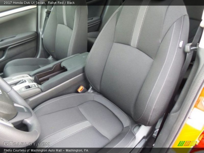 Rallye Red / Black 2017 Honda Civic LX Sedan