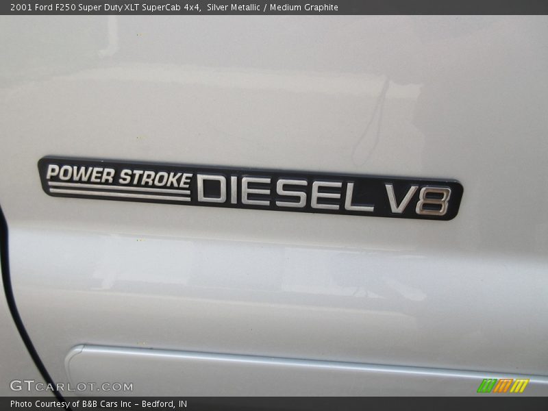 Silver Metallic / Medium Graphite 2001 Ford F250 Super Duty XLT SuperCab 4x4