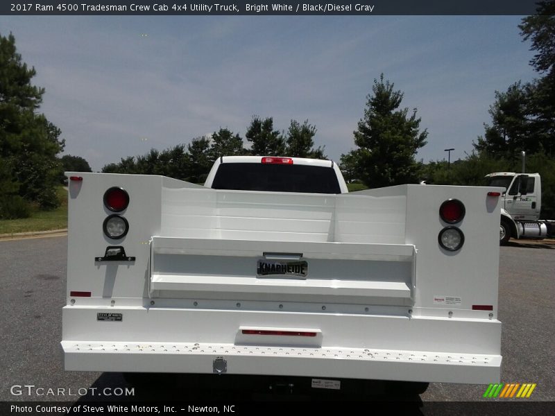 Bright White / Black/Diesel Gray 2017 Ram 4500 Tradesman Crew Cab 4x4 Utility Truck