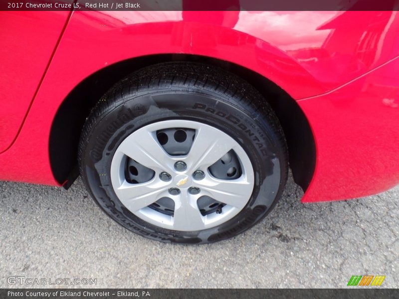 Red Hot / Jet Black 2017 Chevrolet Cruze LS