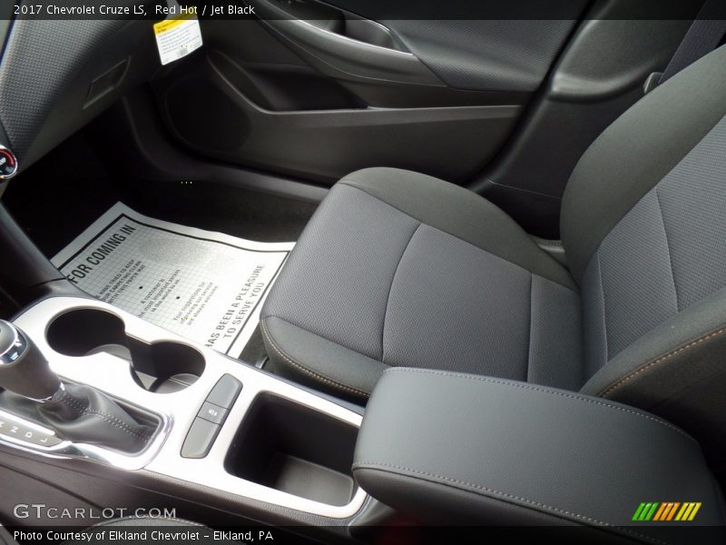 Red Hot / Jet Black 2017 Chevrolet Cruze LS