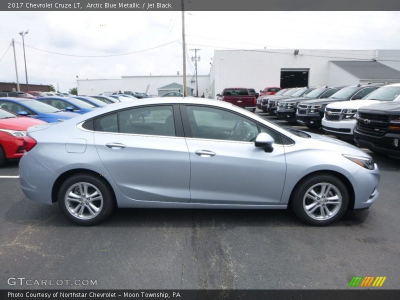 Arctic Blue Metallic / Jet Black 2017 Chevrolet Cruze LT