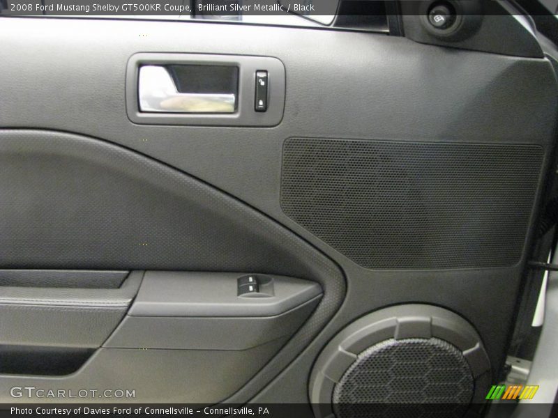 Brilliant Silver Metallic / Black 2008 Ford Mustang Shelby GT500KR Coupe