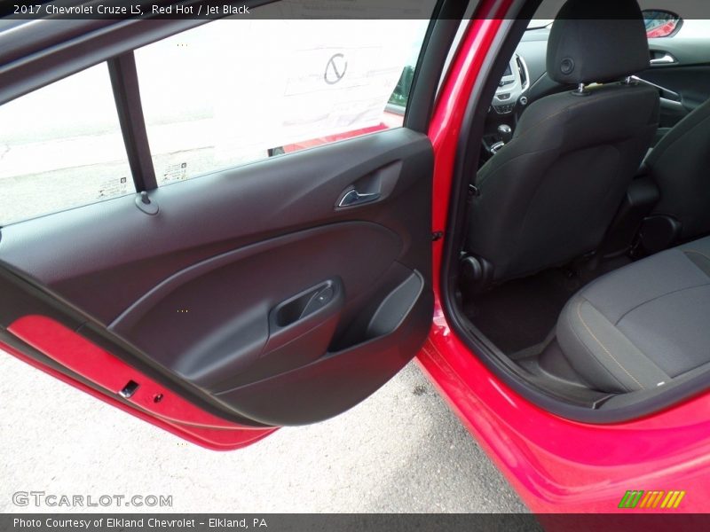 Red Hot / Jet Black 2017 Chevrolet Cruze LS