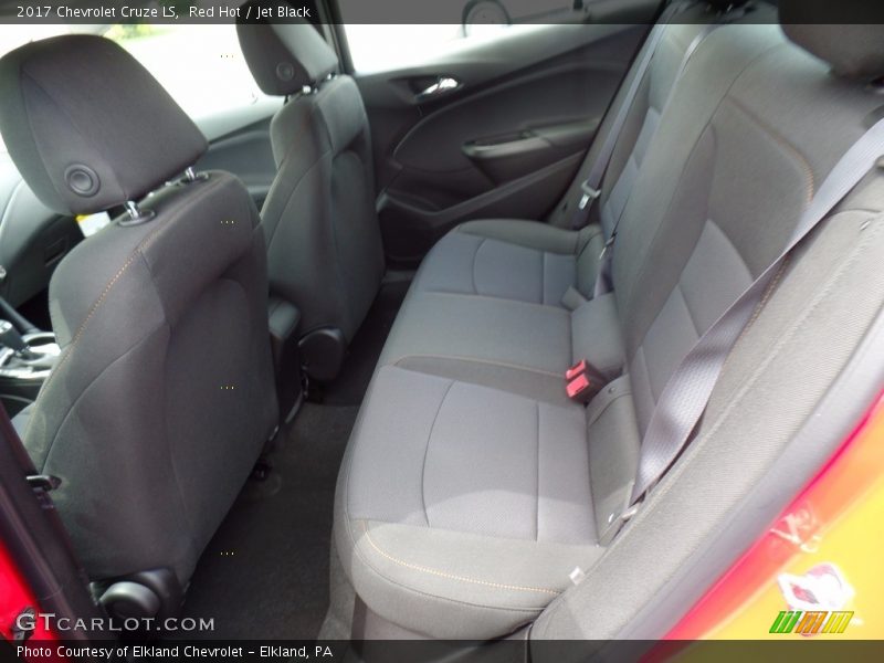 Red Hot / Jet Black 2017 Chevrolet Cruze LS