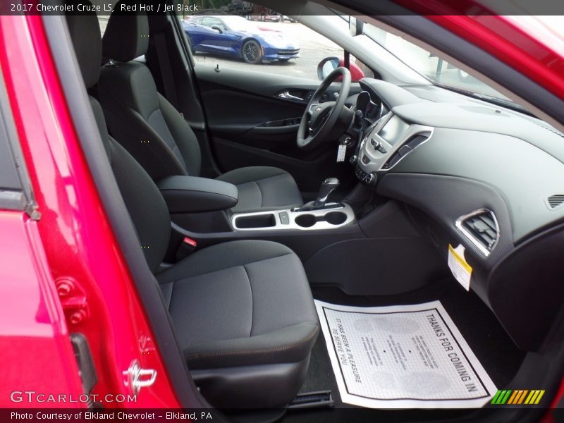 Red Hot / Jet Black 2017 Chevrolet Cruze LS