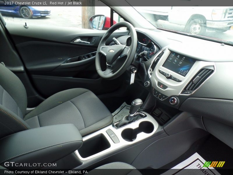 Red Hot / Jet Black 2017 Chevrolet Cruze LS