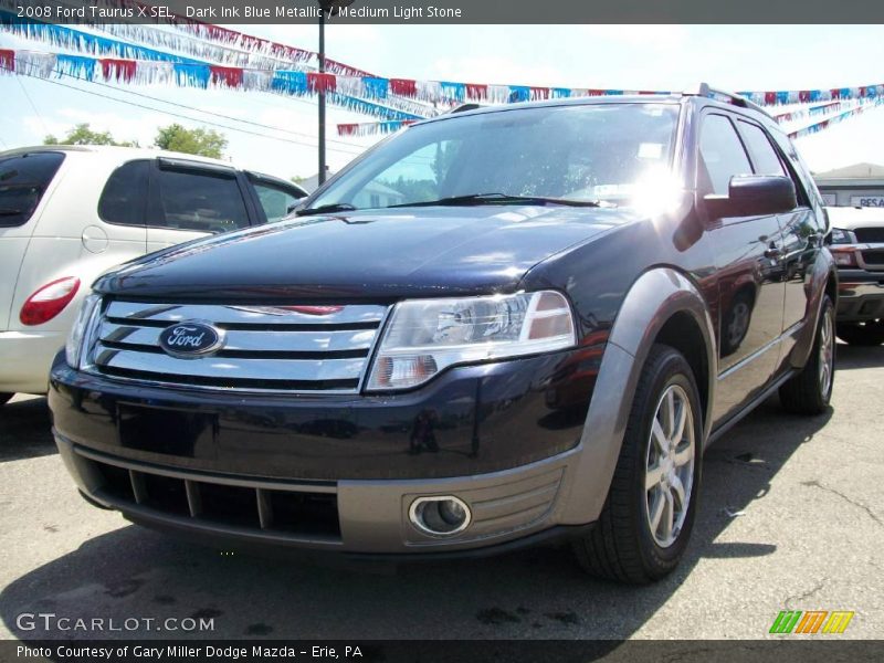 Dark Ink Blue Metallic / Medium Light Stone 2008 Ford Taurus X SEL