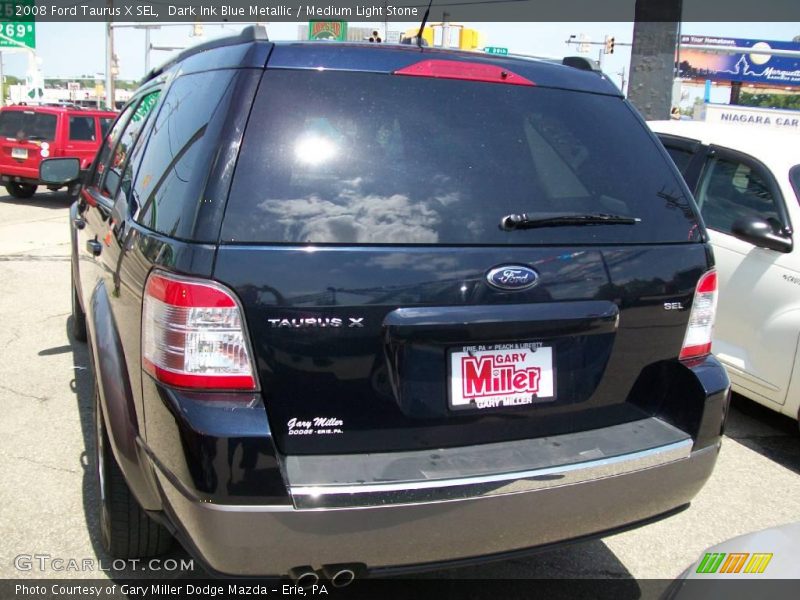 Dark Ink Blue Metallic / Medium Light Stone 2008 Ford Taurus X SEL