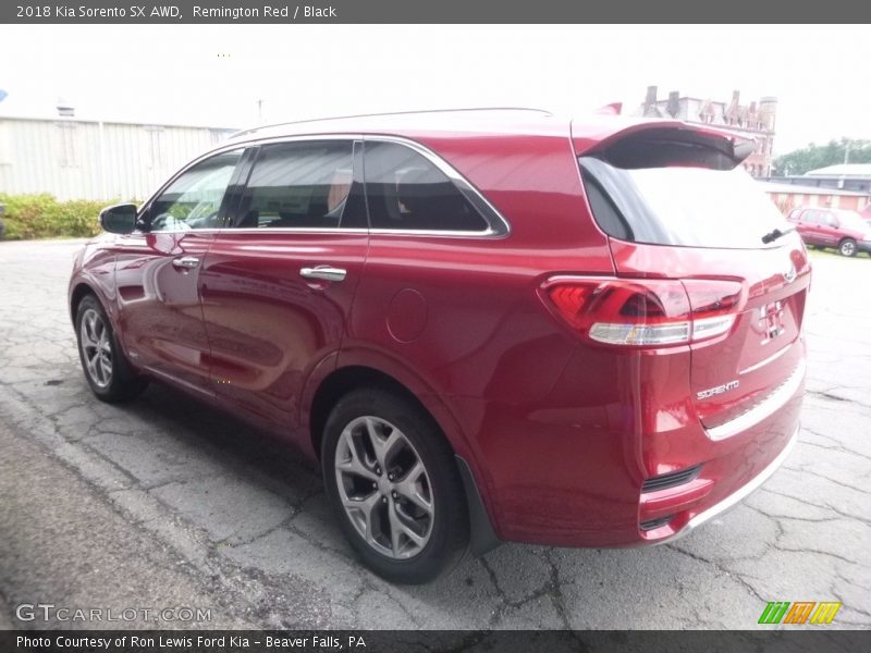 Remington Red / Black 2018 Kia Sorento SX AWD