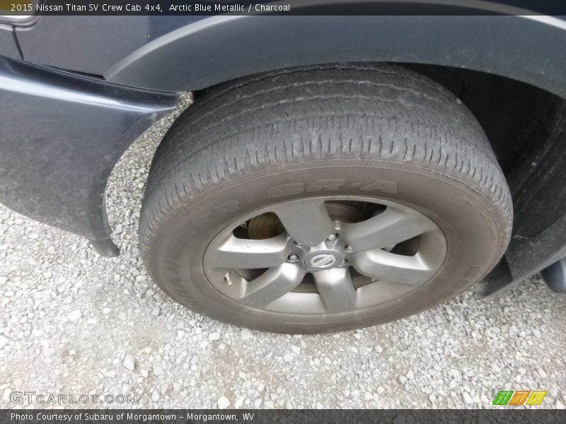 Arctic Blue Metallic / Charcoal 2015 Nissan Titan SV Crew Cab 4x4
