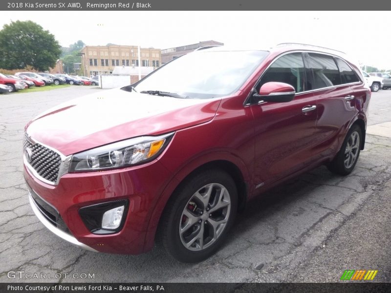 Remington Red / Black 2018 Kia Sorento SX AWD