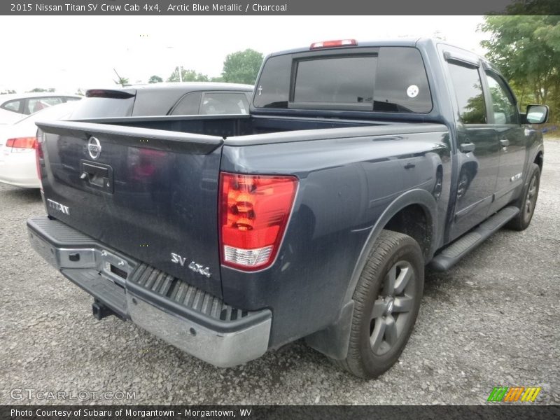 Arctic Blue Metallic / Charcoal 2015 Nissan Titan SV Crew Cab 4x4