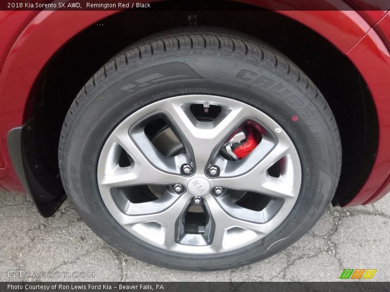 Remington Red / Black 2018 Kia Sorento SX AWD