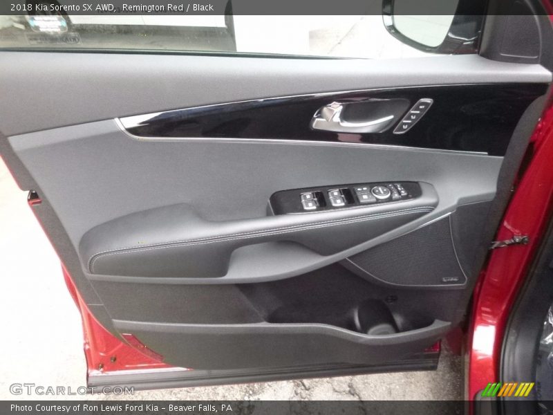 Remington Red / Black 2018 Kia Sorento SX AWD